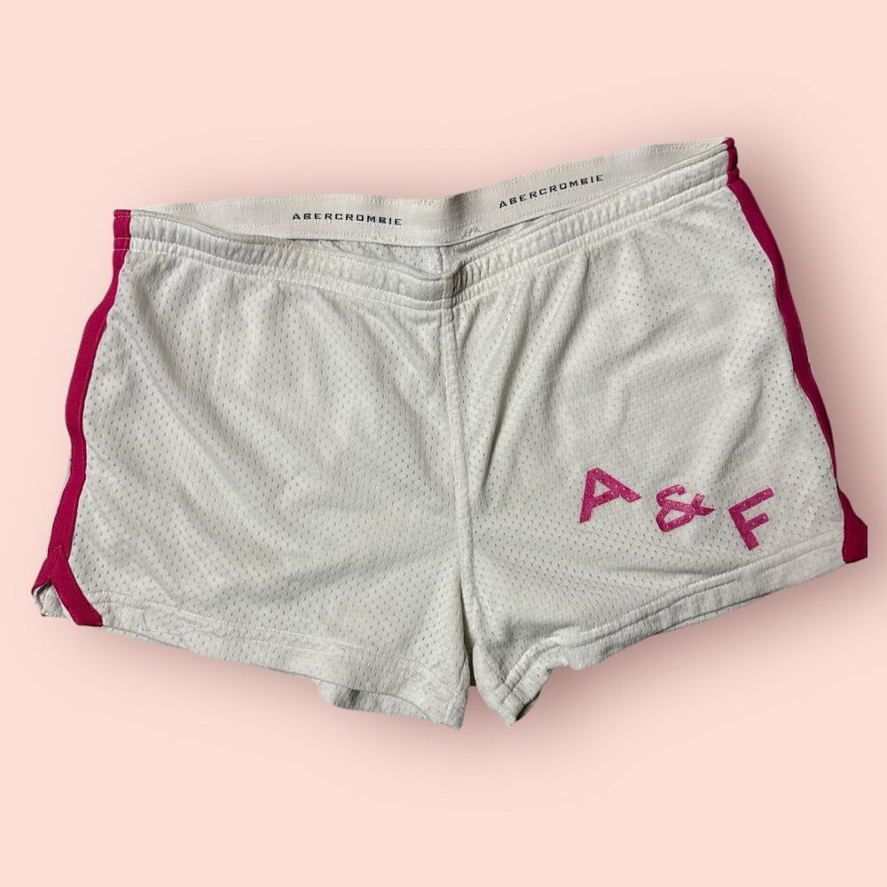 Vtg Abercrombie & Fitch Micro mini Booty shorts Small y2k lounge Athletic Bimbo